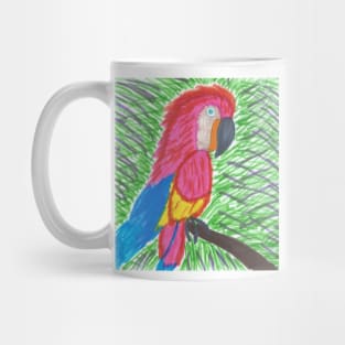Pink Bird of Tropical Paradise Mug